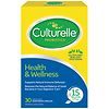 Culturelle Probiotic All Natural Dairy & Gluten Free Vegetable Capsules Lactobacillus GG
