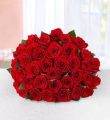 Three Dozen Romantic Red Roses - Bouquet Only