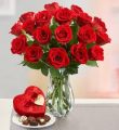 18 Stem Red Roses - Bouquet Only