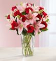 Romantic Rose And Lily Bouquet